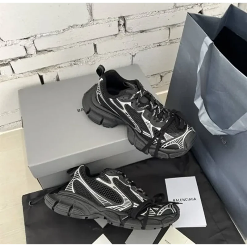 Classy Balenciaga 3 Xl Black Shoes For Men (SHUB255)