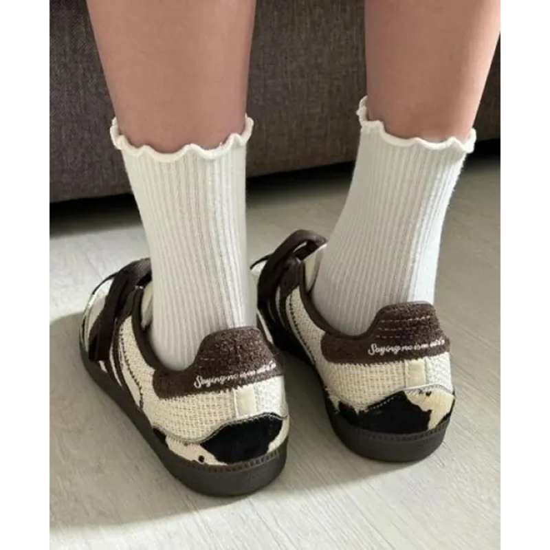 p-66d9bce011781-13-39-31-781915.webp Classy Adidas Samba Notitle Cow Print Brown Shoes For Men (LL597)