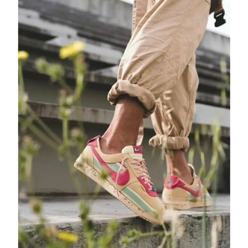 Classy Nike Cortez Union Sesame Cream Shoes For Men (LL606)