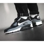 Classy Nike Air Max 90 Essential Black White Shoes For Men (LL611)