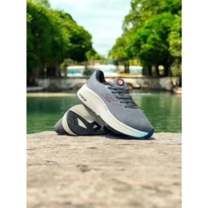 Classy Skechers Max Road Hyper Burst Dark Grey Shoes For Men (LL613)