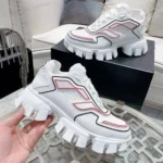 Classy Prada Cloudbust Thunder White Red Shoes For Men (LL636)