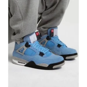 Classy Air Jordan 4 University Blue Shoes For Men (LL643)