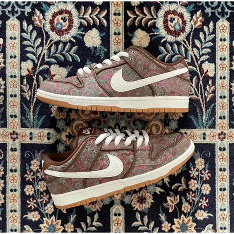 Classy Nike Sb Dunk Paisley Sky Shoes For Men (LL532)