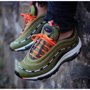 Classy Nike Air Max 97 Undefeated Olive Green Shoes For Men (LL562)