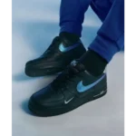 Classy Nike Air Force 1 Blue Lightning Shoes For Men (LL563)