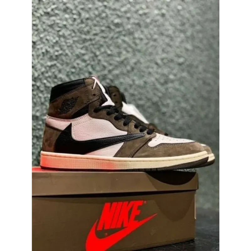 Classy Air Jordan Retro 1 Travis Scott High Shoes For Men (LL570)