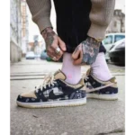 Classy Nike Sb Dunk Low Bandana Black Shoes For Men (LL579)