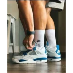 Classy Nike Air Jordan 4 Retro Sp Blue Sapphire Shoes For Men (LL580)