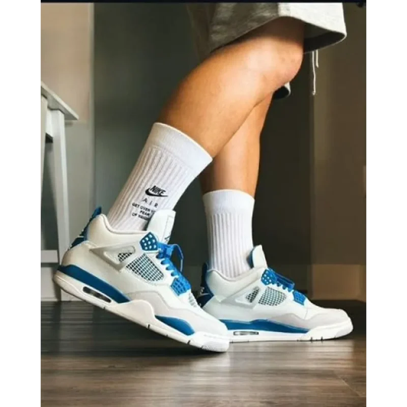 Classy Nike Air Jordan 4 Retro Sp Blue Sapphire Shoes For Men (LL580)