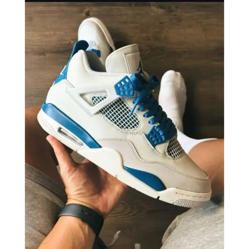 Classy Nike Air Jordan 4 Retro Sp Blue Sapphire Shoes For Men (LL580)