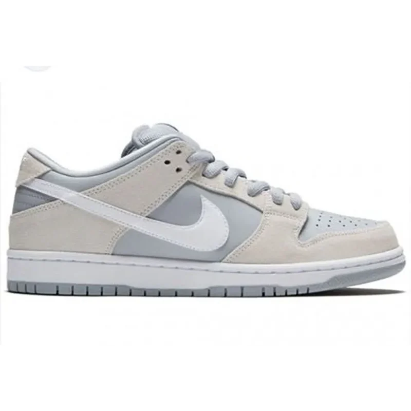 Classy Nike Sb Dunk Low Summit White Wolf Grey Shoes For Men (LL584)