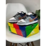 Premium Nike Dunk Low Ekin White Neutral Grey Orange Shoes For Men (LL513)