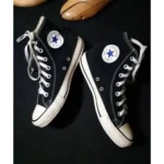 Premium Converse All Star Black Short Shoes For Men (LL507)