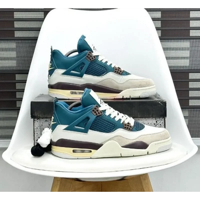 Trendy Nike Air Jordan Retro 4 Snorlax Shoes For Men (SHUB512)