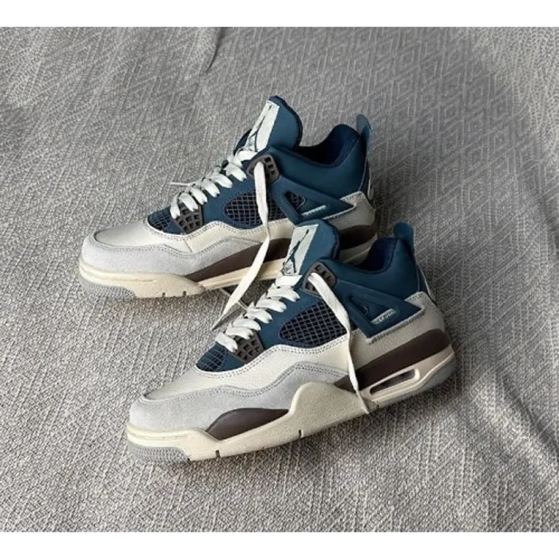 Trendy Nike Air Jordan Retro 4 Snorlax Shoes For Men (SHUB512)