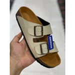 Stylish Birkenstock Arizona Ivory For Men (HOF942)