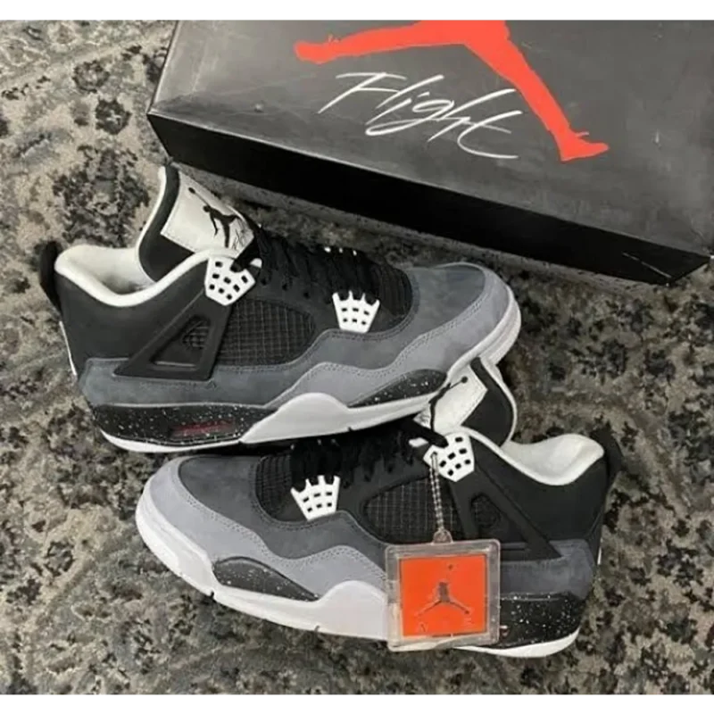 Stylish Nike Air Jordan Retro 4 Fear Shoes For Men (SW5830)