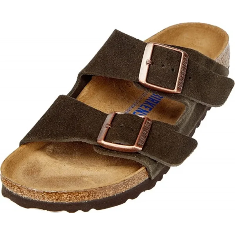 Stylish Birkenstock Arizona Brown Suede For Men (HOF943)