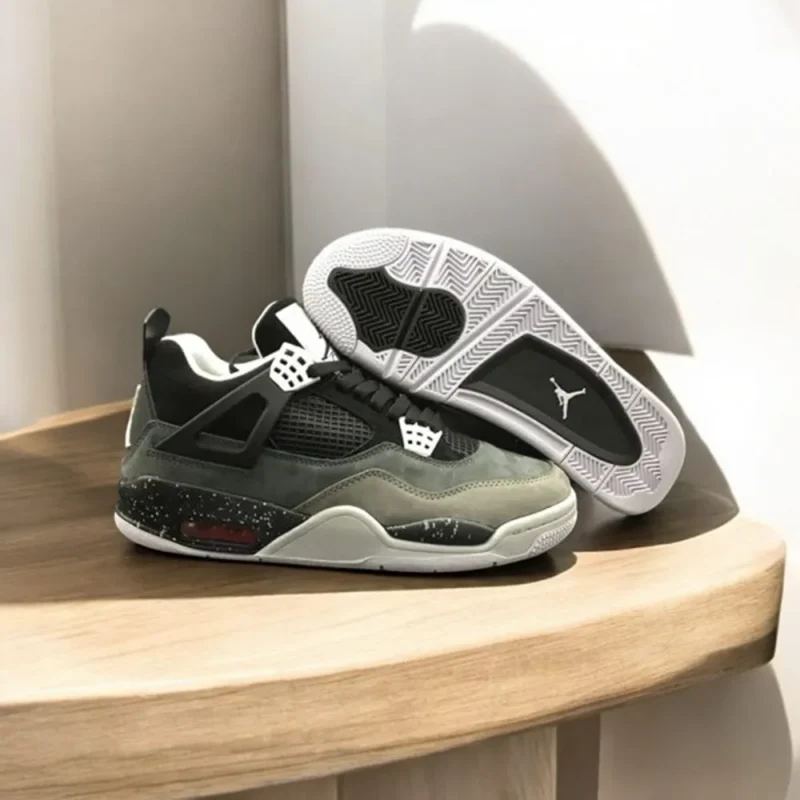 Stylish Nike Air Jordan Retro 4 Fear Shoes For Men (SW5830)