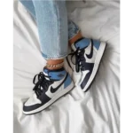 Trendy Nike Air Jordan Retro 1 High Unc Shoes For Men (SHUB725)