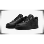 Stylish Nike Air Force 1 Low All Black Shoes For Men (HOF945)