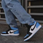 Trendy Nike Air Jordan Retro 1 High Unc Shoes For Men (SHUB725)