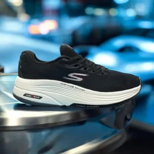 Trendy Skechers Max Road Hyper Burst Black Red Shoes For Men (CSO4462)