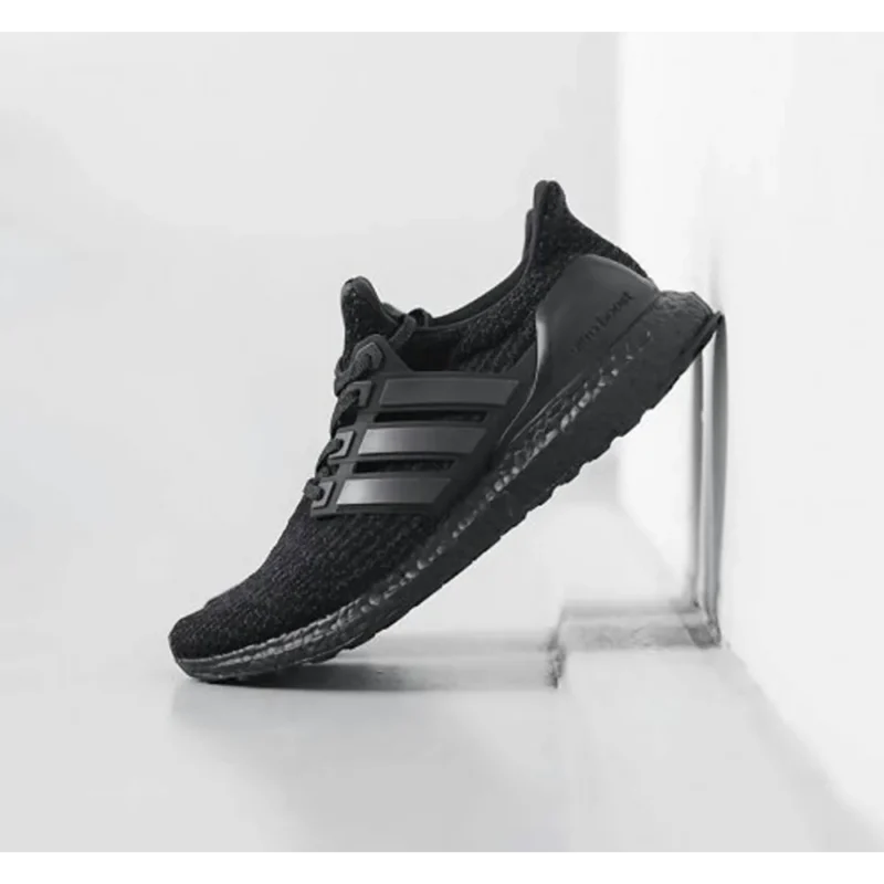 Trendy Adidas Ultra Boost 3.0 Triple Black Shoes For Men (SHUB489)