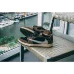 Premium Air Jordan Retro 1 Travis Scott Brown Shoes For Men (HOF875)