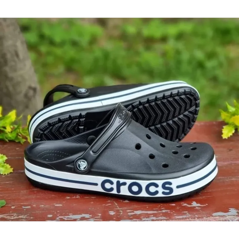 Trendy Crocs Classic Bayaband Clogs Black For Men (BH983)