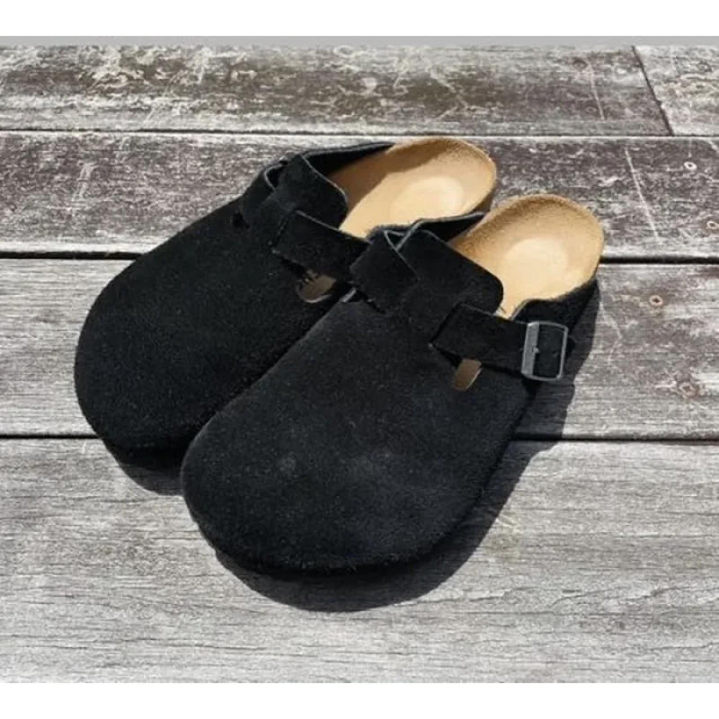 Trendy Birkenstock Booston Black Suede For Men (BH1003)