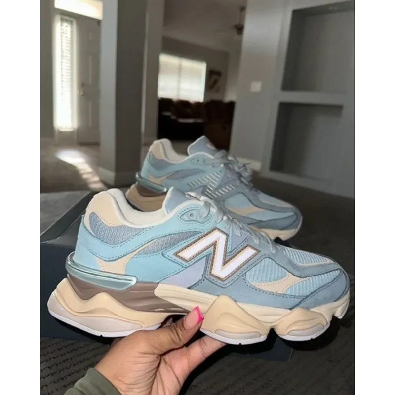 Trendy New Balance 9060 Blue Haze Shoes For Men (SHUB516)