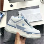 Imported Amiri Ma 1 Low Top White Blue Shoes For Men (SOS2845)