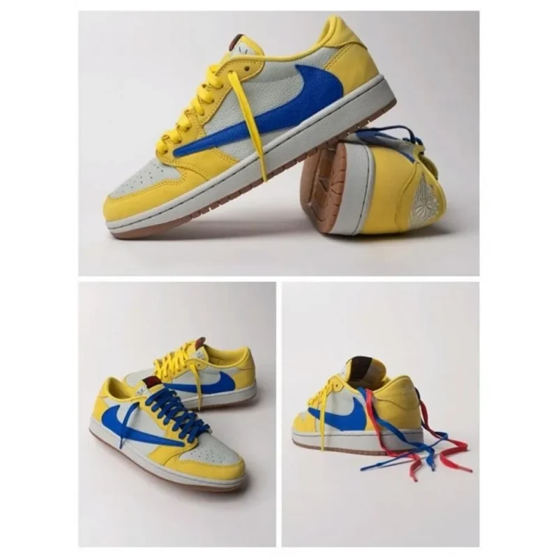 p-84-16-05-02-737553.webp Stylish Travis Scott X Air Jordan 1 Low Canary Shoes For Men (SW5761)