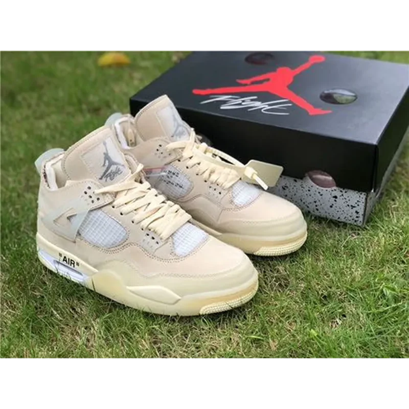 p-88-15-34-21-054241.webp Premium Nike Air Jordan Retro 4 Off White Sail Shoes For Men (HOF835)