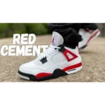 Classy Nike Air Jordan Retro 4 Red Shoes For Men (SHH07792)