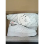 Classy Nike Air Force 1 White Pure Leather Shoes For Men (CSO4192)