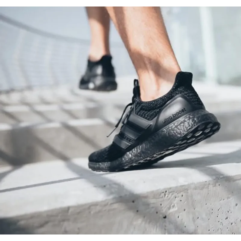 Trendy Adidas Ultra Boost 3.0 Triple Black Shoes For Men (SHUB489)