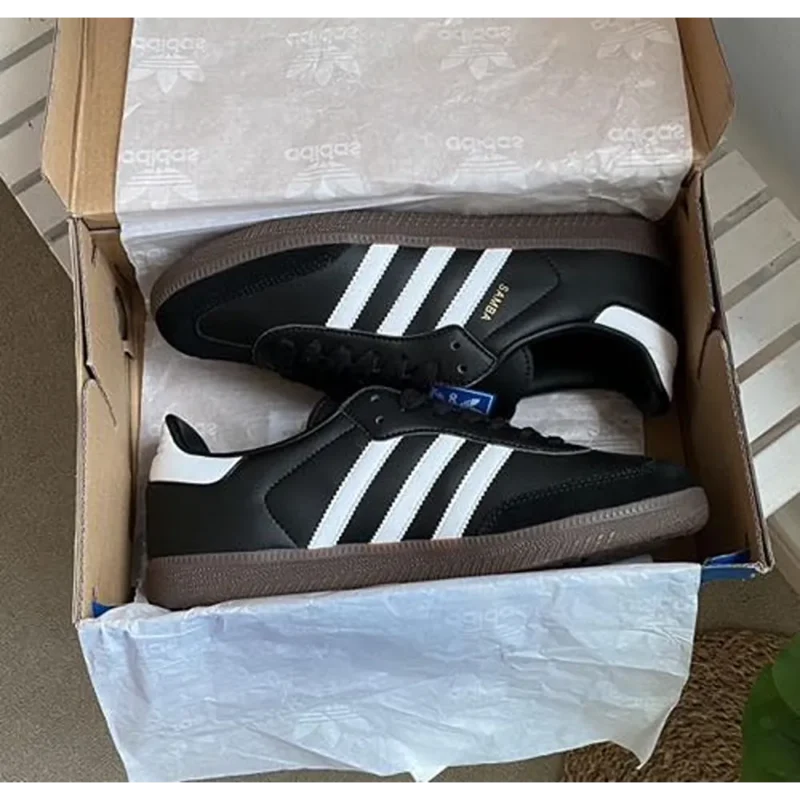 Trendy Adidas Samba Black Shoes For Men (SHUB731)