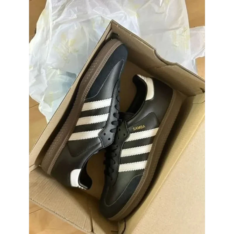 Trendy Adidas Samba Black Shoes For Men (SHUB731)