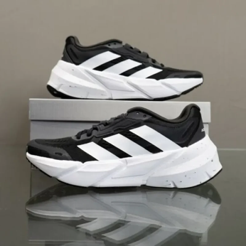 Classy Adidas Adistar Turbo Black White Shoes For Men (SHH07710)