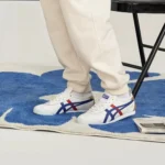 Stylish Ontisuka Tiger Mexico 66 White Blue Shoes For Men (SW5764)