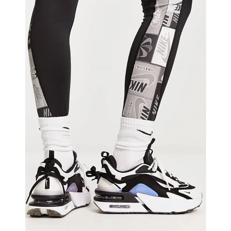 Classy Nike Air Max Furyosa White Black Shoes For Men (SHH07793)