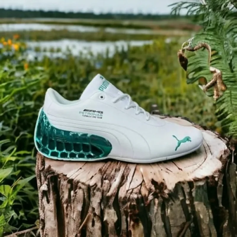 Trendy Puma Amg Petronas Formula One White Green Shoes For Men (SW5697)