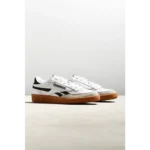 Trendy Reebok Club C Grounds Uk Chalk Black Gum Shoes For Men (SW5698)