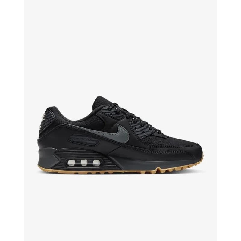 Classy Nike Air Max 90 Black Gum Shoes For Men (SW6396)