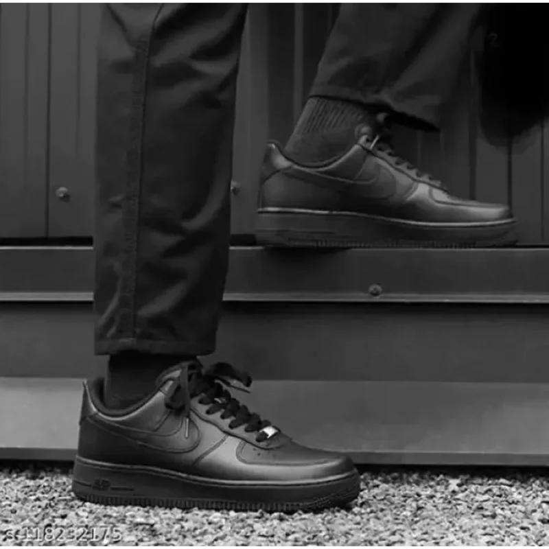 p-99-10-05-18-175628.webp Classy Nike Air Force 1 Black Shoes For Men (SHH07884)