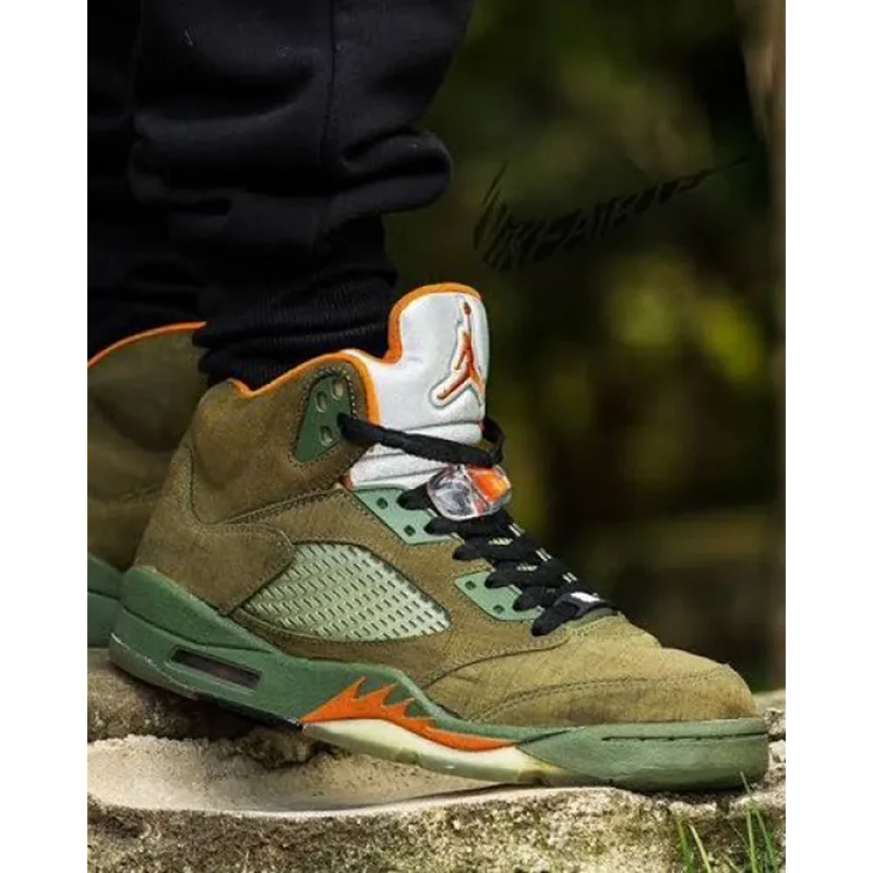 Classy Air Jordan Olive 2024 Shoes For Men (SOH376)