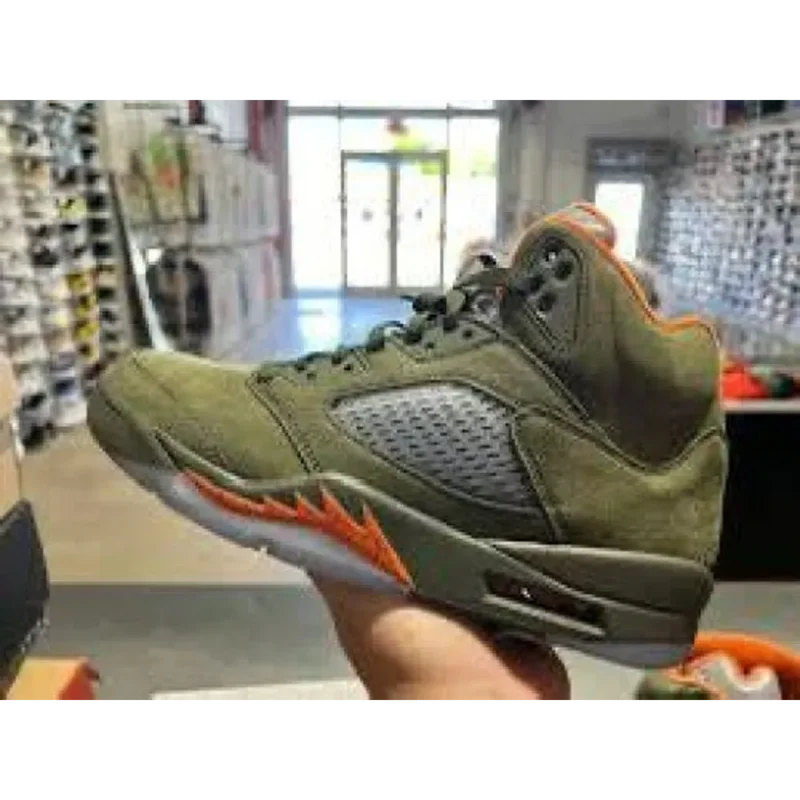 Classy Air Jordan Olive 2024 Shoes For Men (SOH376)